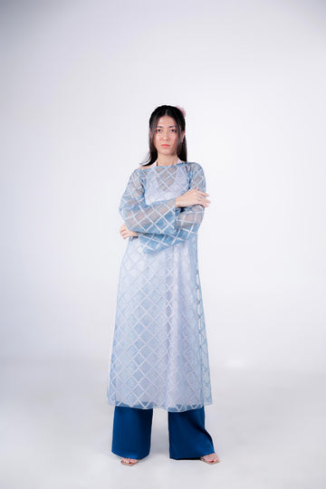 Blue Interlude (Off Shoulder)