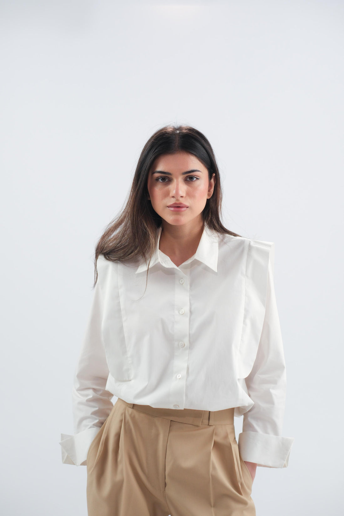 Timeless Trio - Structured White Shirt