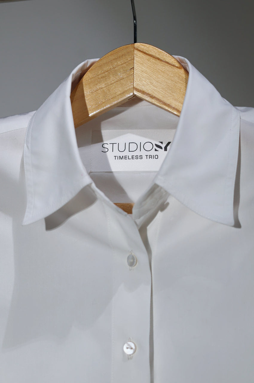 Timeless Trio - Structured White Shirt